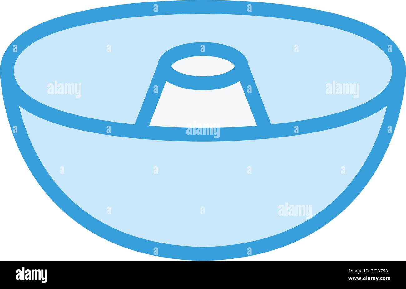 Cake mold Vector Icon Design Illustration Stock Vector