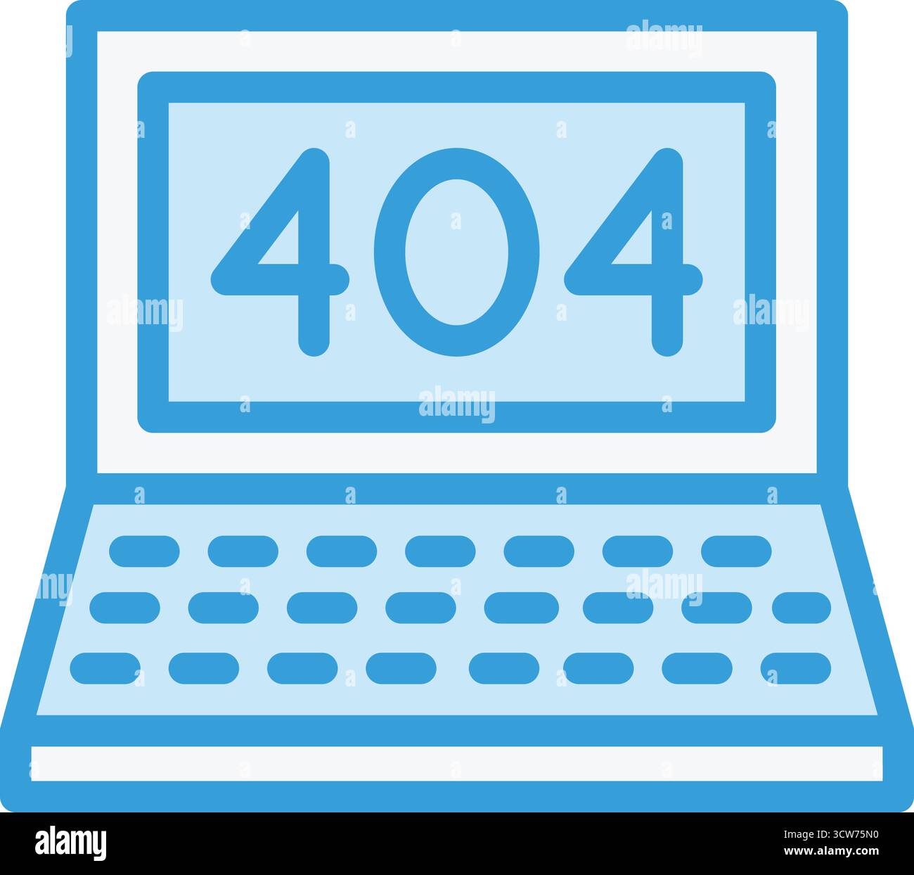 404 error Vector Icon Design Illustration Stock Vector