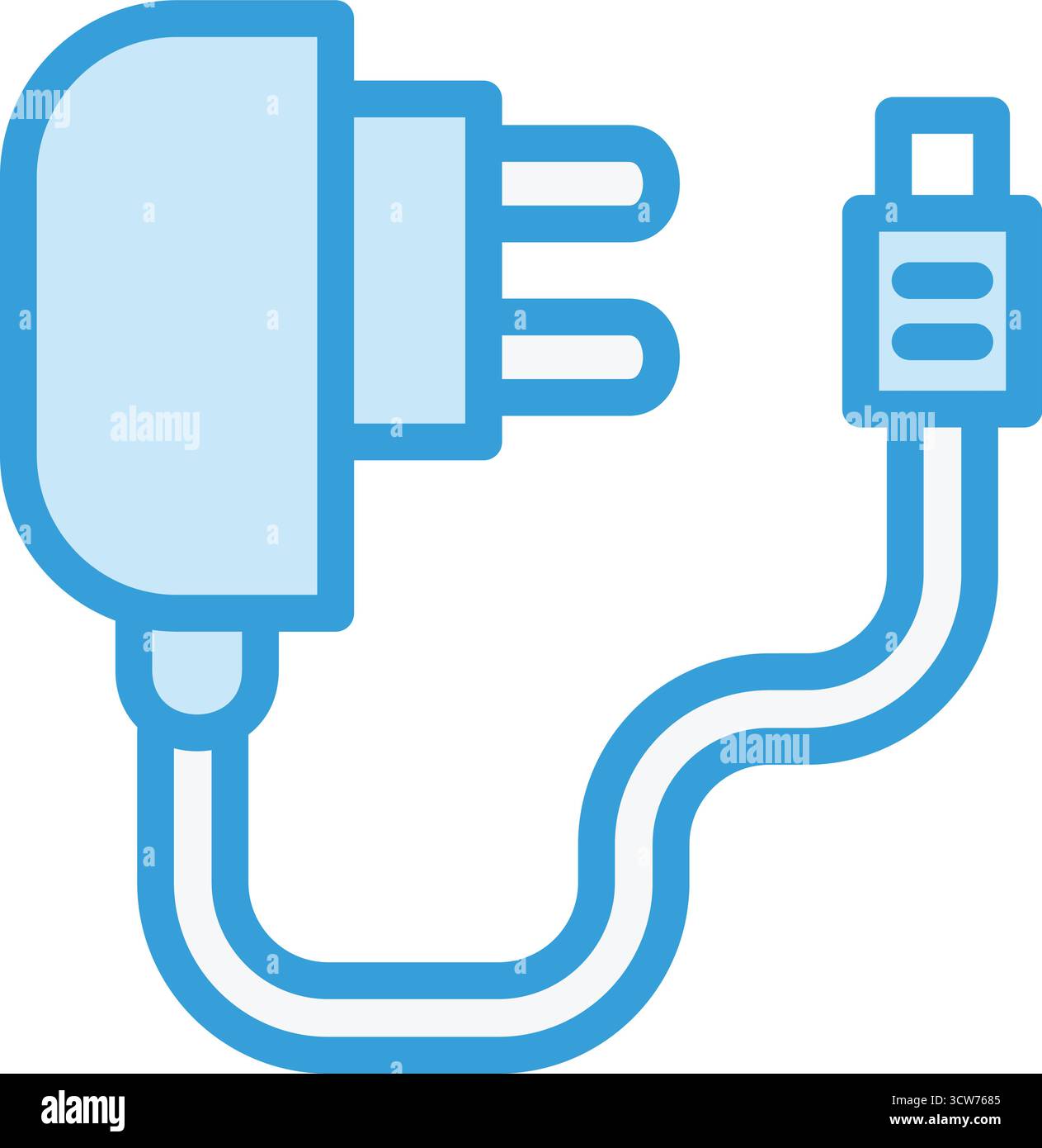 Device Plug Vector Icon Design Illustration Stock Vector