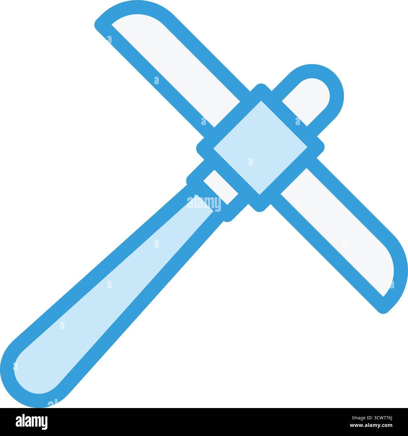 Pickaxe Vector Icon Design Illustration Stock Vector