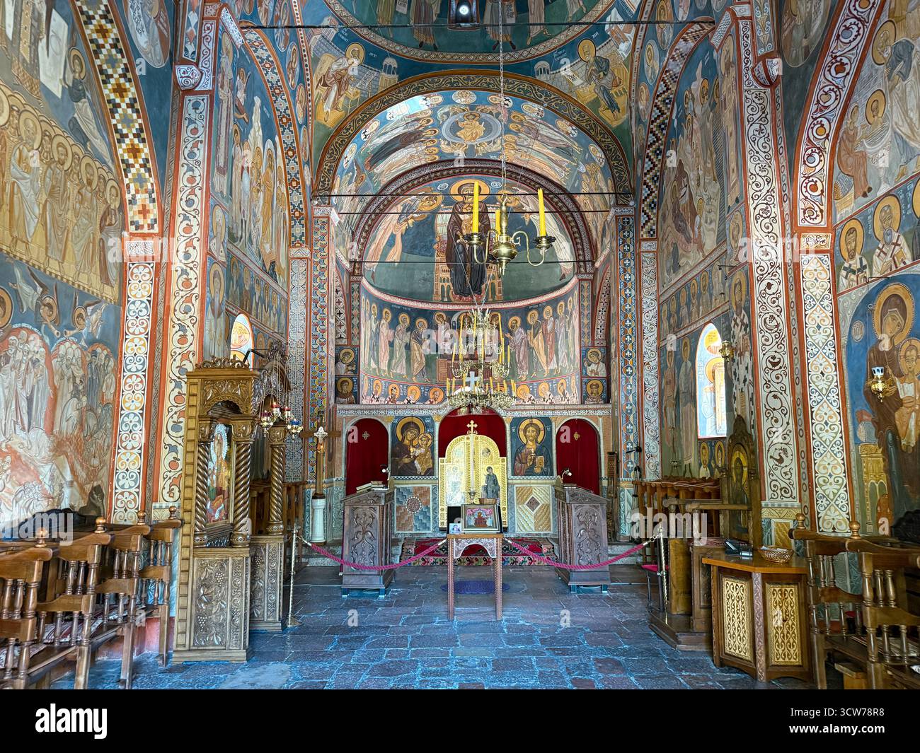 Podmaine Monastery, Budva, Montenegro. - Smartphone Captured Stock Image