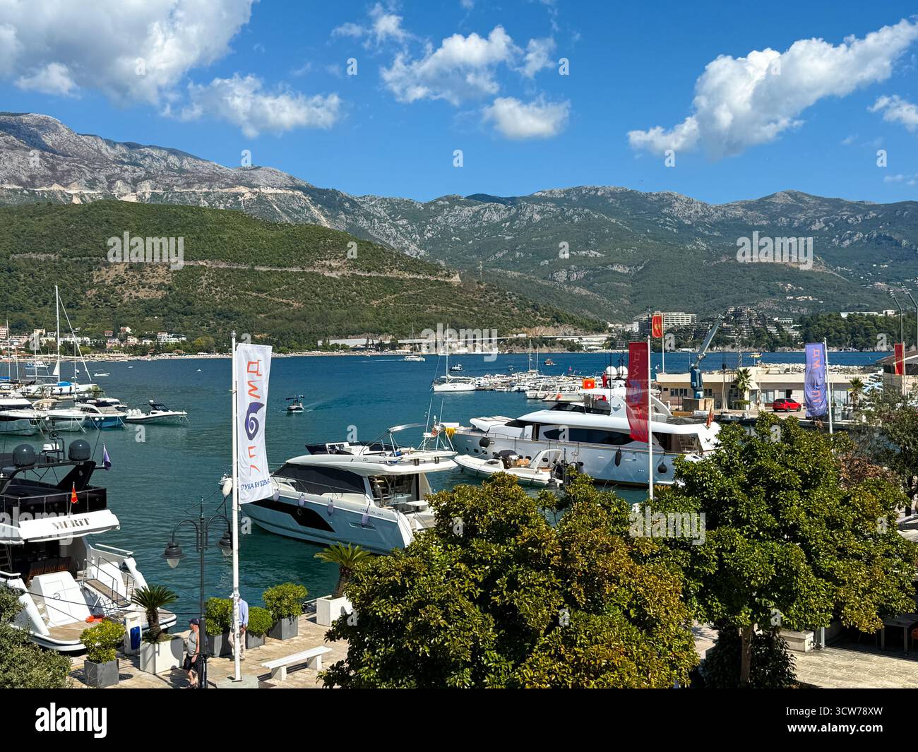 The port, Budva, Montenegro. - Smartphone Captured Stock Image