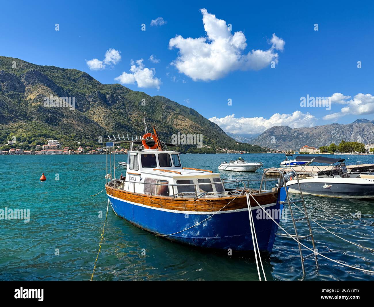 The Bay of Kotor, Kotor, Montenegro. - Smartphone Captured Stock Image