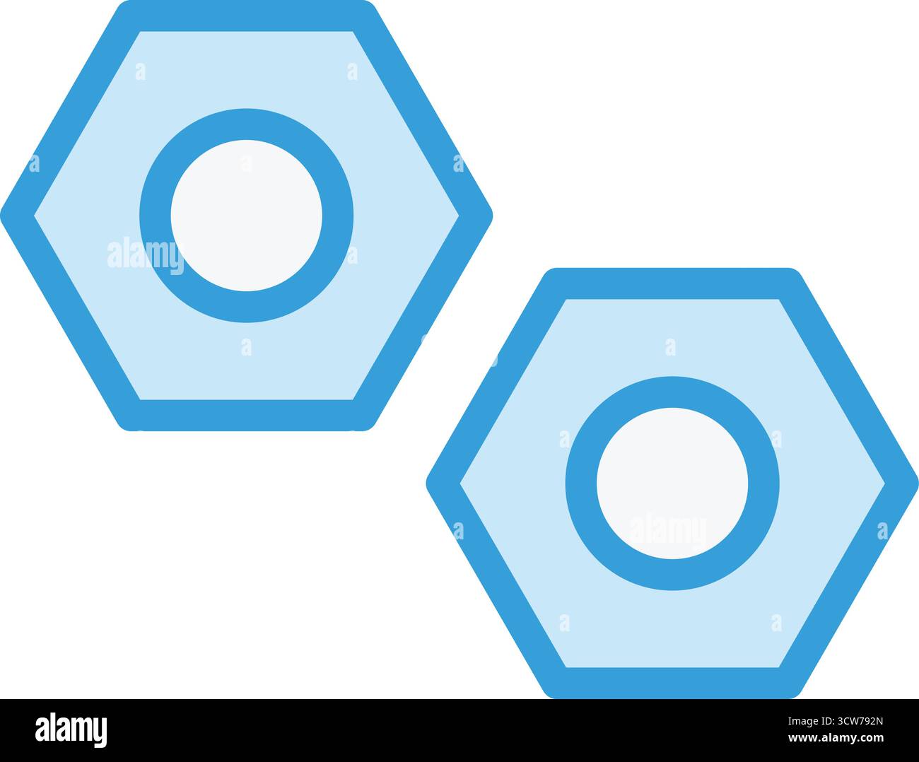 Nut Vector Icon Design Illustration Stock Vector