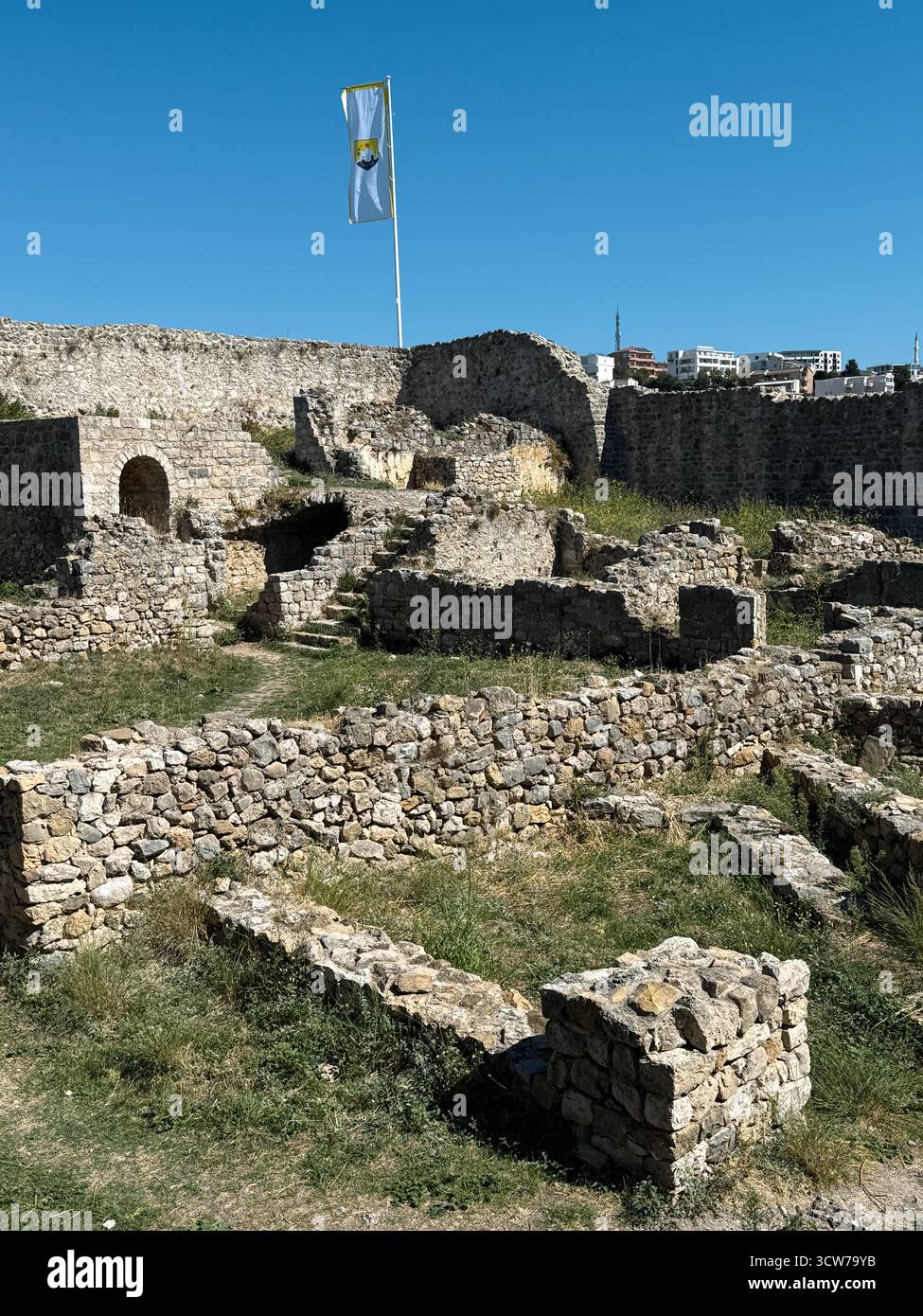 Museum of Local History, The Citadel, The Old Town, Ulcinj, Montenegro. - Smartphone Captured Stock Image Museum of Local History, The Citadel, The Old Town, Ulcinj, Montenegro. - Smartphone Captured Stock Image