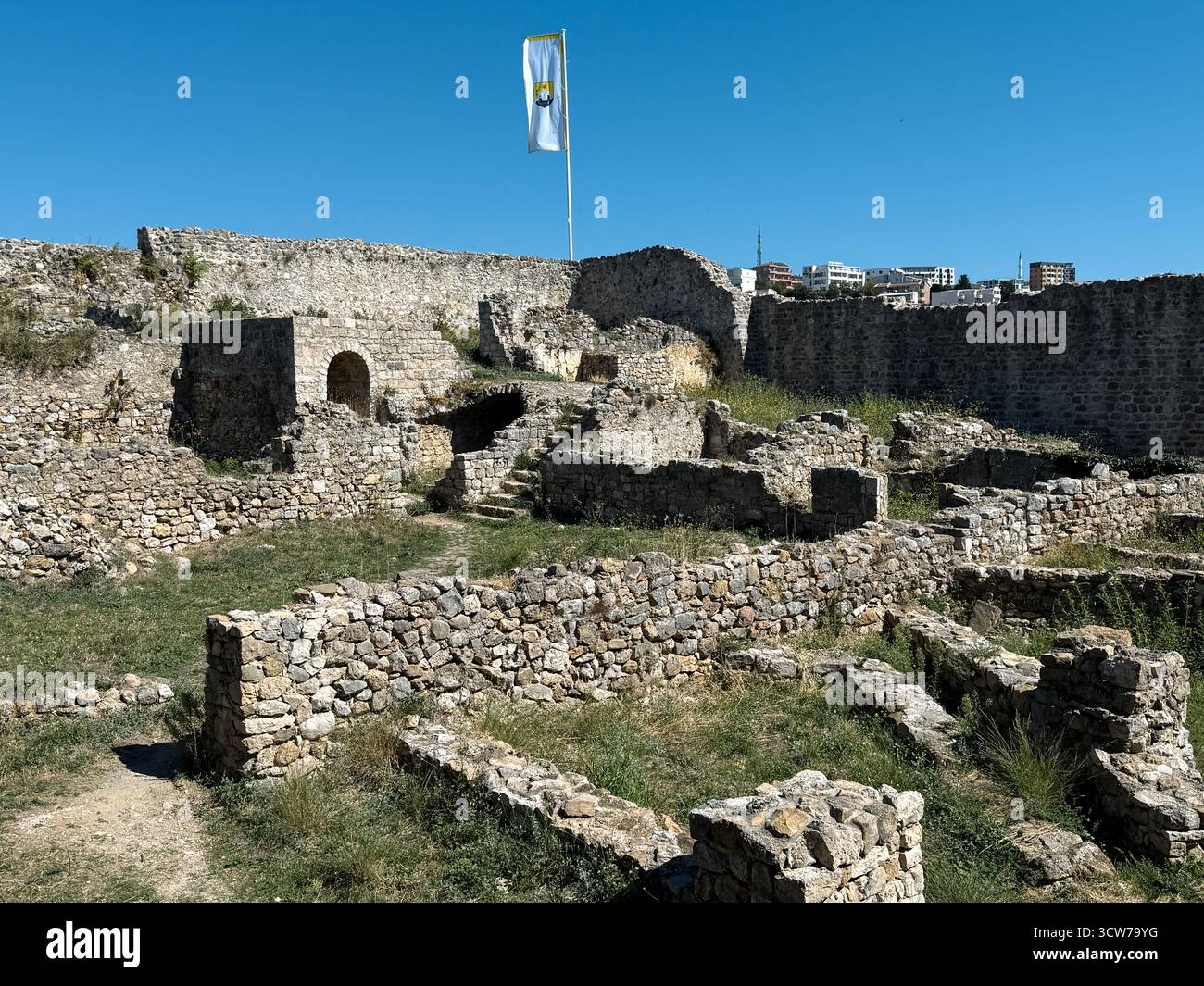 Museum of Local History, The Citadel, The Old Town, Ulcinj, Montenegro. - Smartphone Captured Stock Image Museum of Local History, The Citadel, The Old Town, Ulcinj, Montenegro. - Smartphone Captured Stock Image