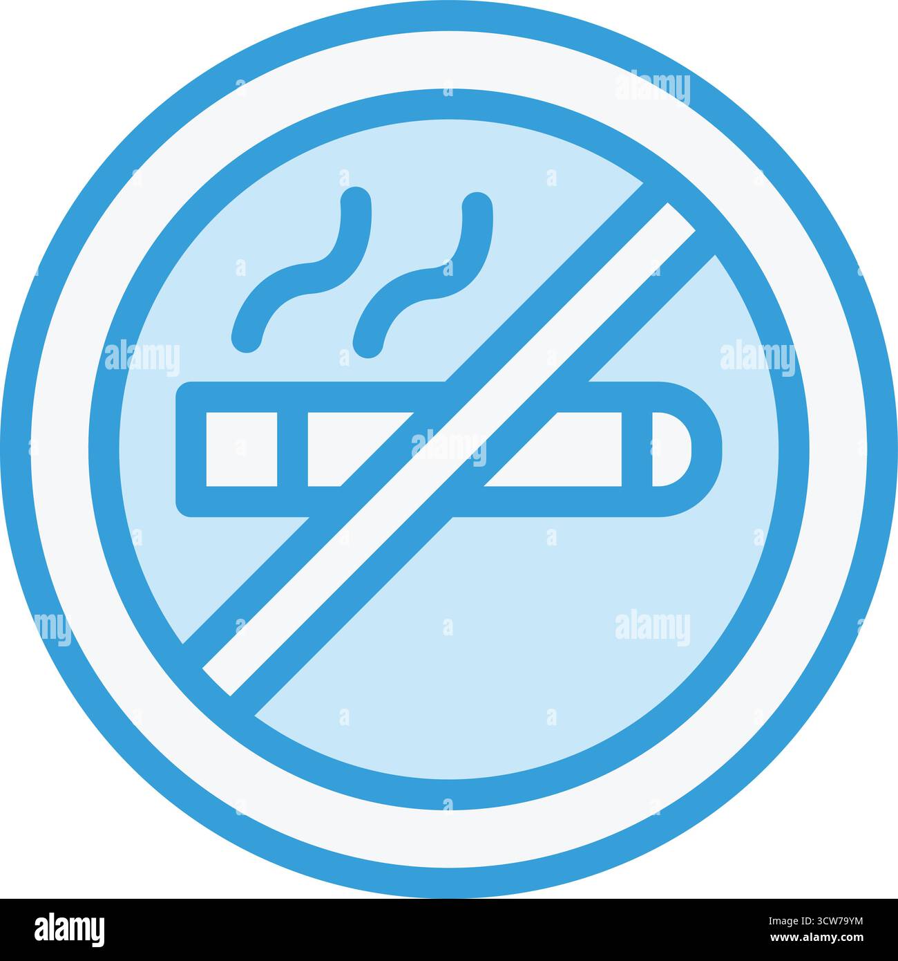 No smoking Vector Icon Design Illustration Stock Vector