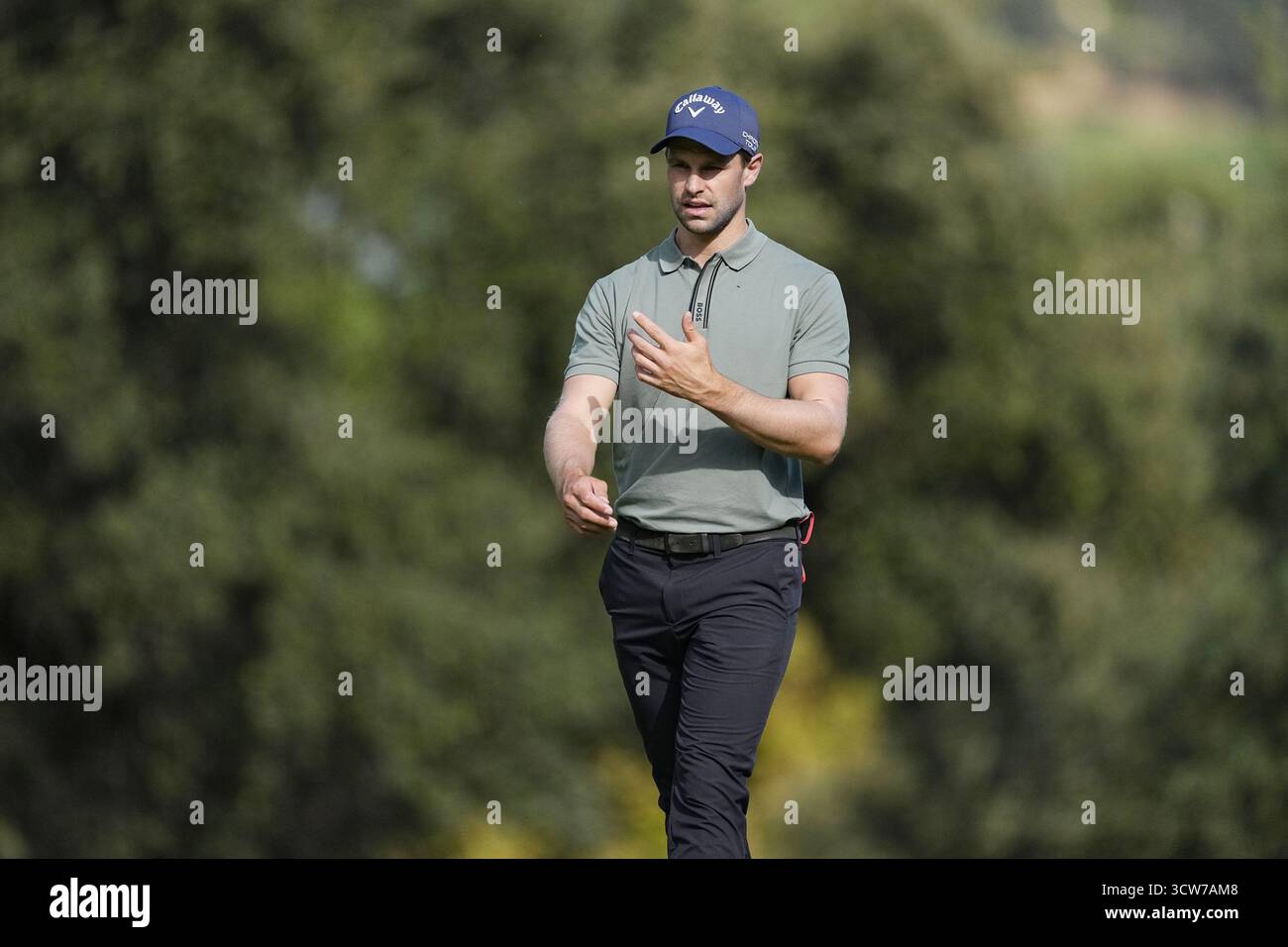 Thomas Detry of Belgium during the Open de España presented by Madrid ...