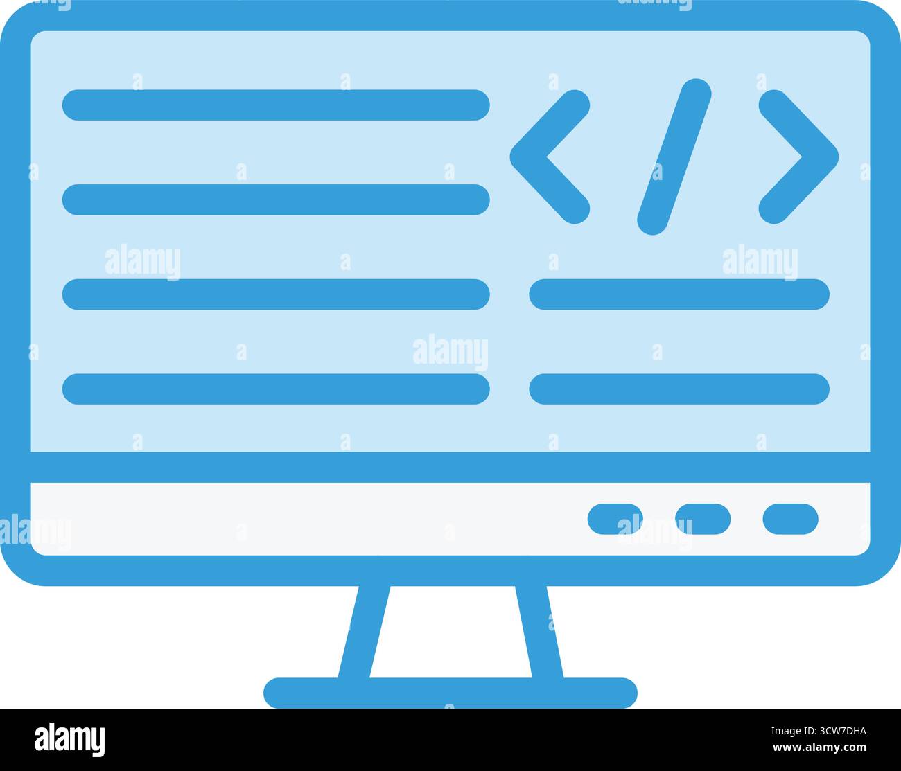Programing Vector Icon Design Illustration Stock Vector