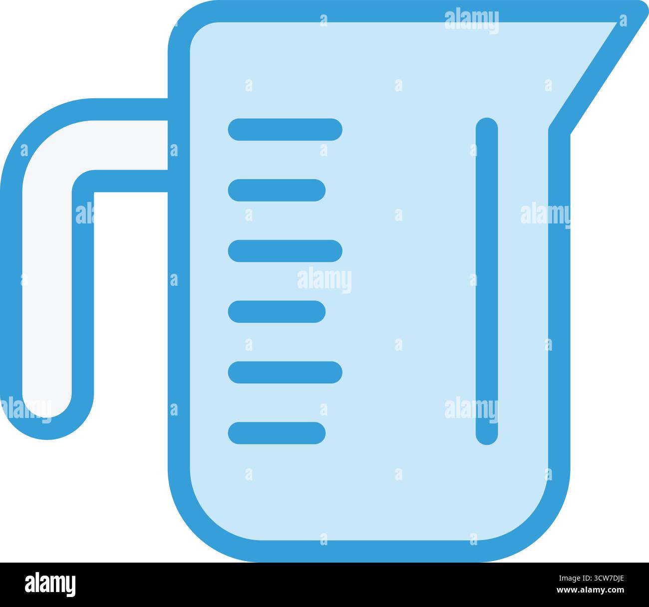 Measuring cup Vector Icon Design Illustration Stock Vector