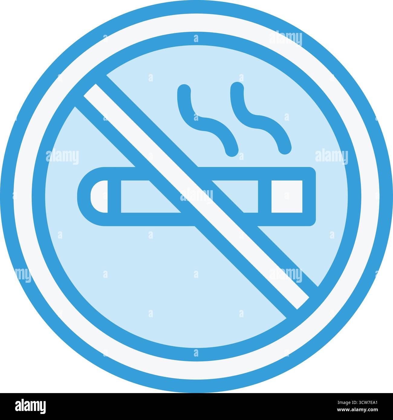 No smoking Vector Icon Design Illustration Stock Vector