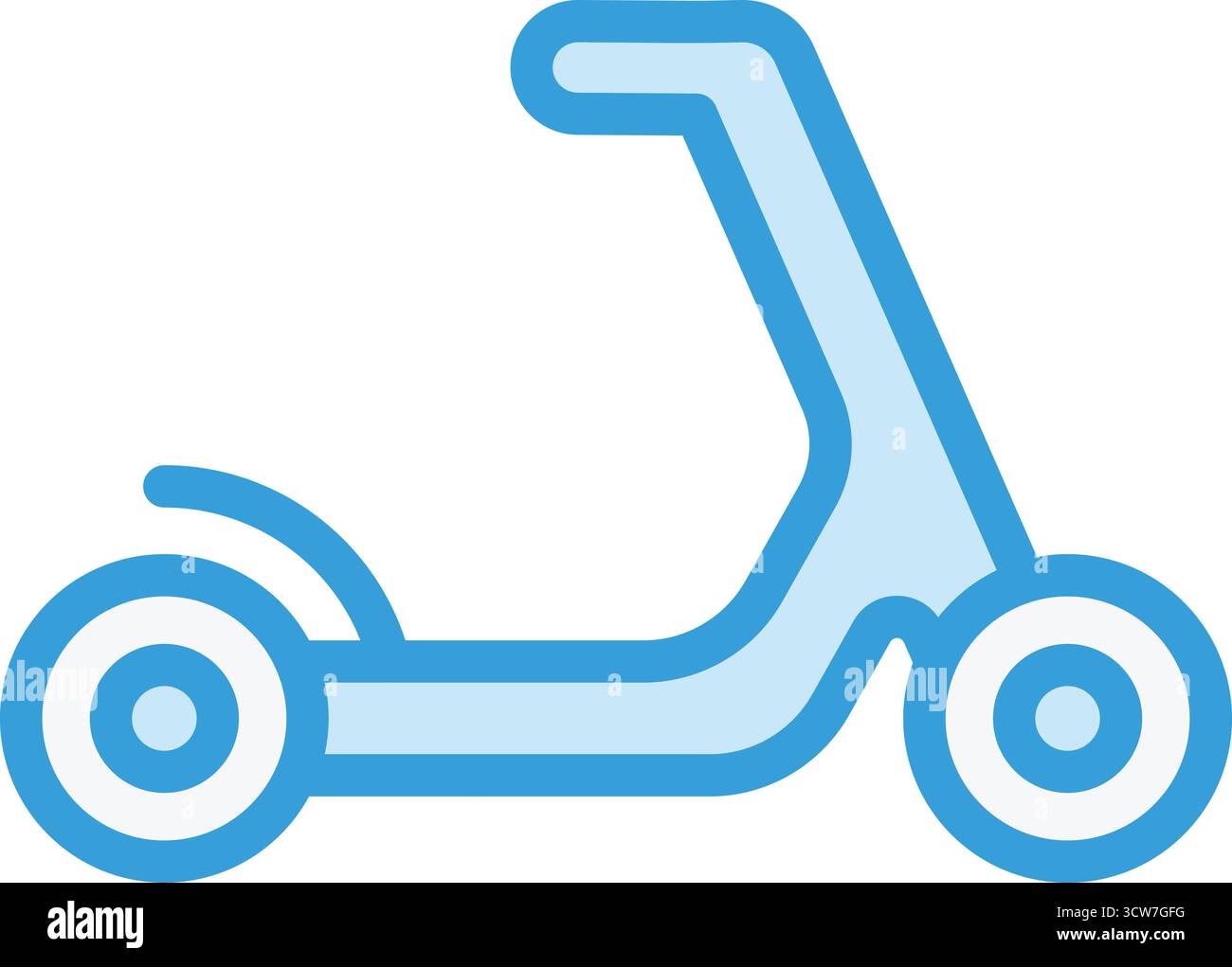 Scooter Vector Icon Design Illustration Stock Vector