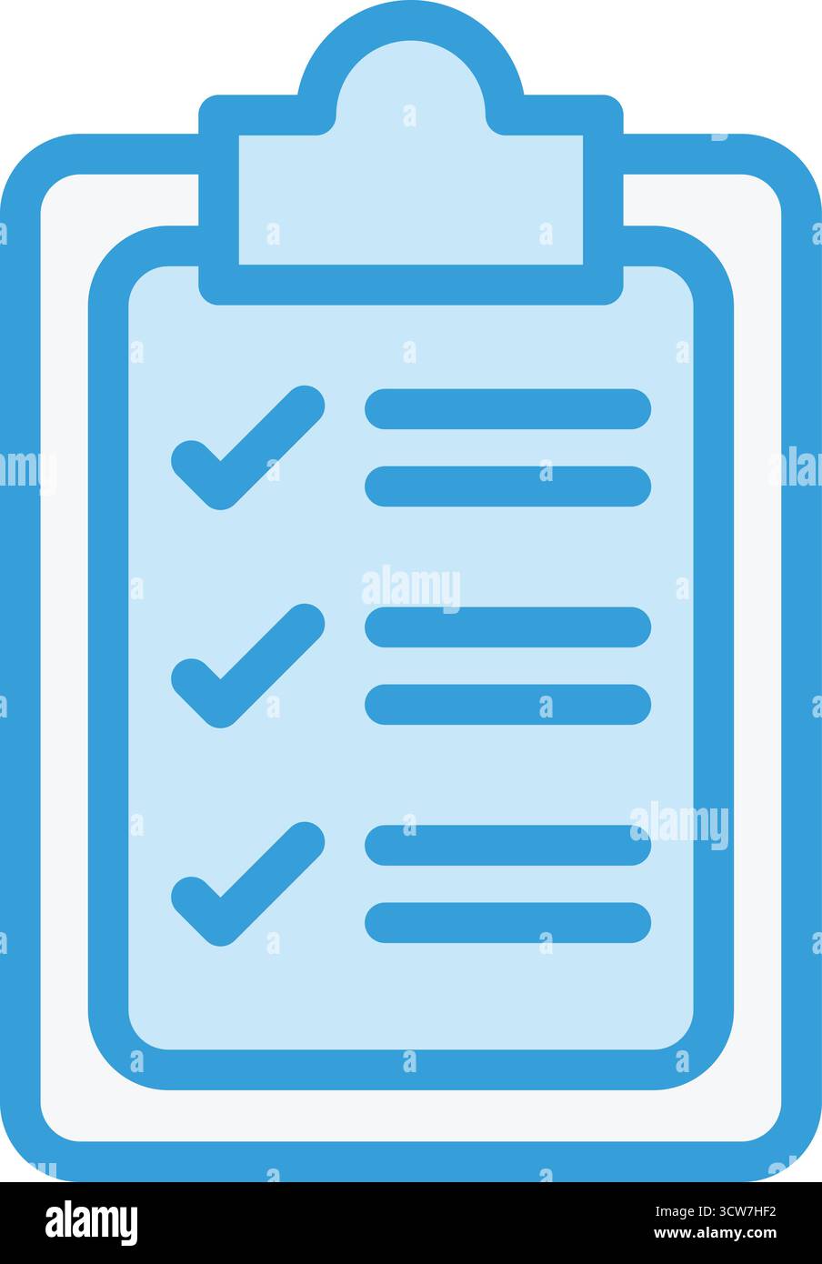 Clipboard checklist solid icon hi-res stock photography and images - Alamy