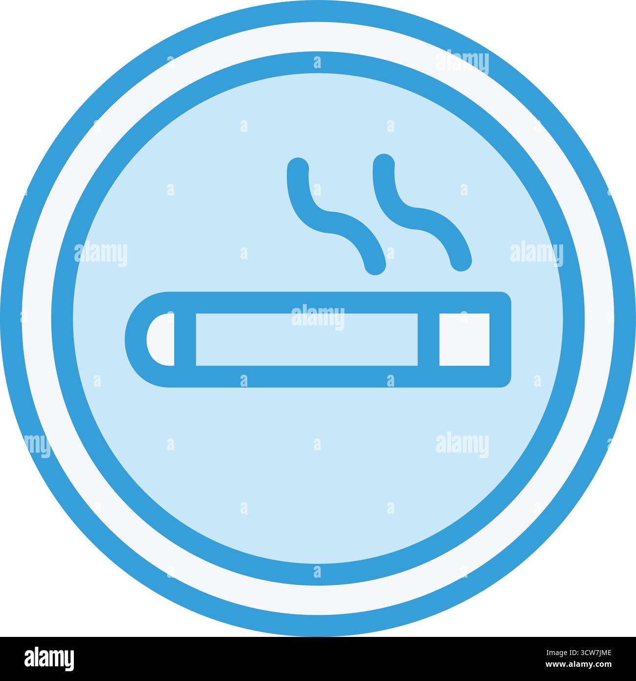 smoking area Vector Icon Design Illustration Stock Vector