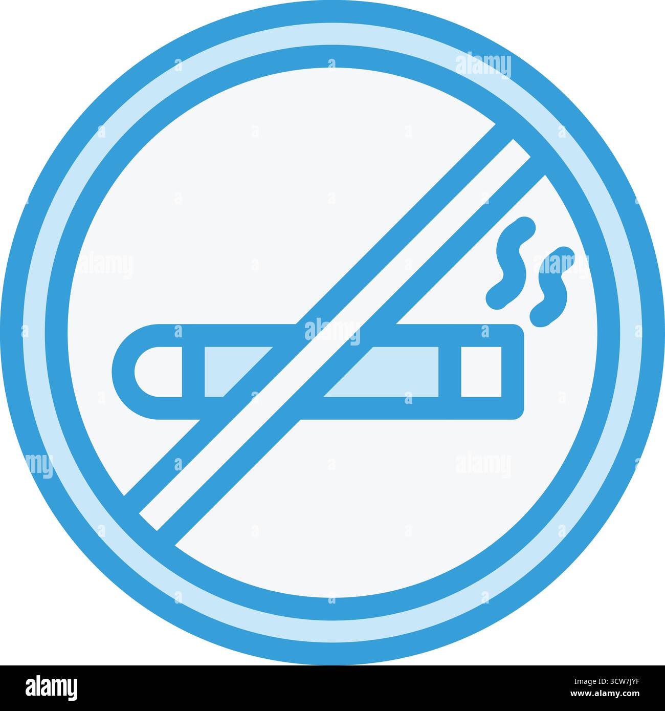 No smoking Vector Icon Design Illustration Stock Vector