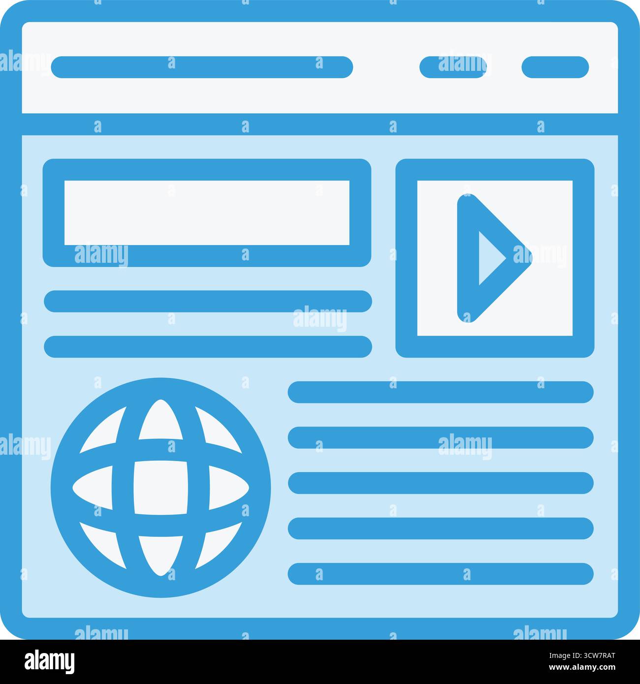 Content marketing Vector Icon Design Illustration Stock Vector