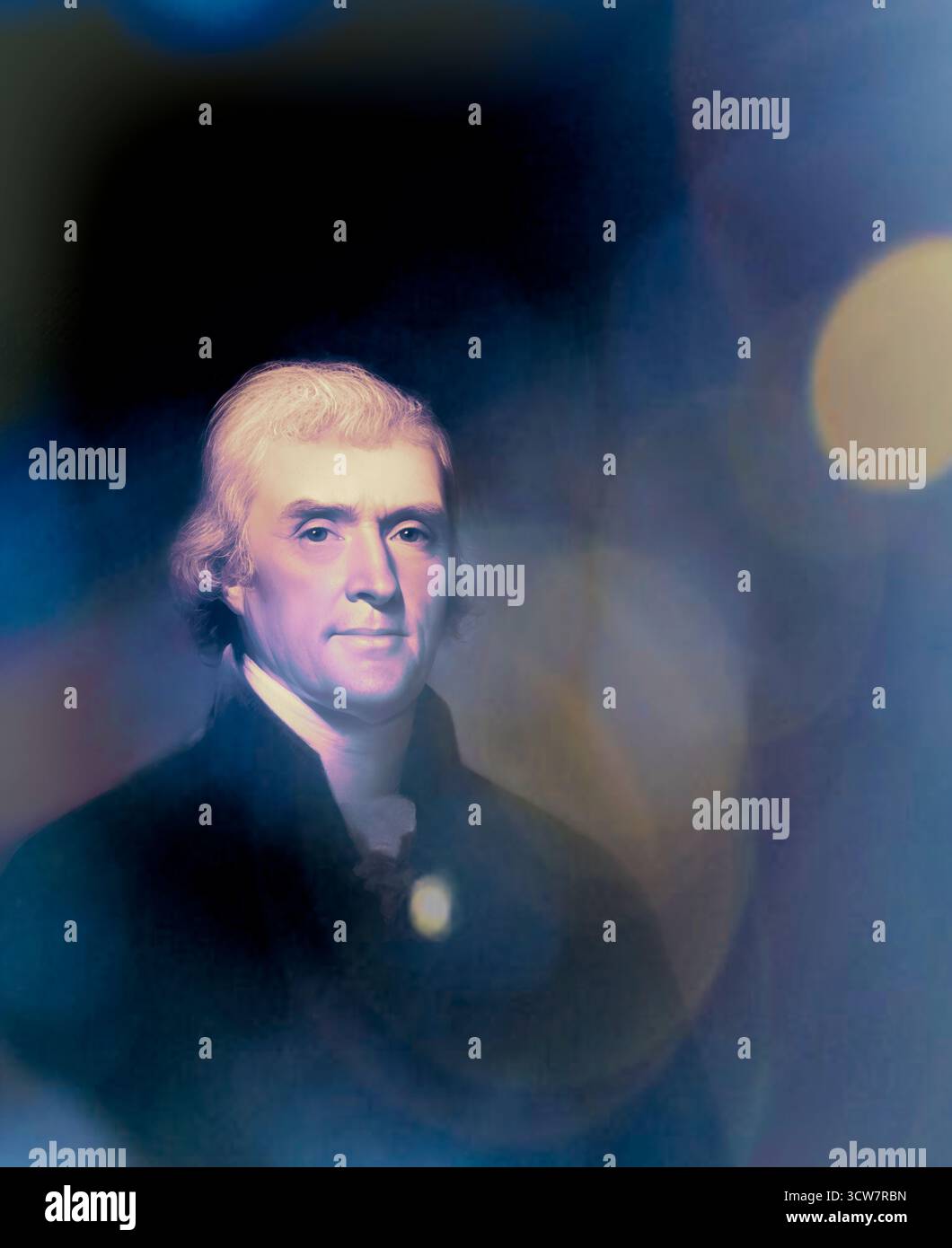 Portrait of Thomas Jefferson, 1743 - 1826, third president of the ...
