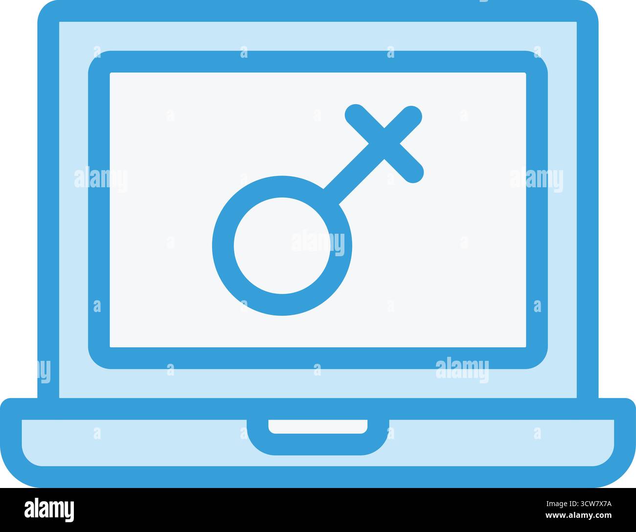 Female Vector Icon Design Illustration Stock Vector