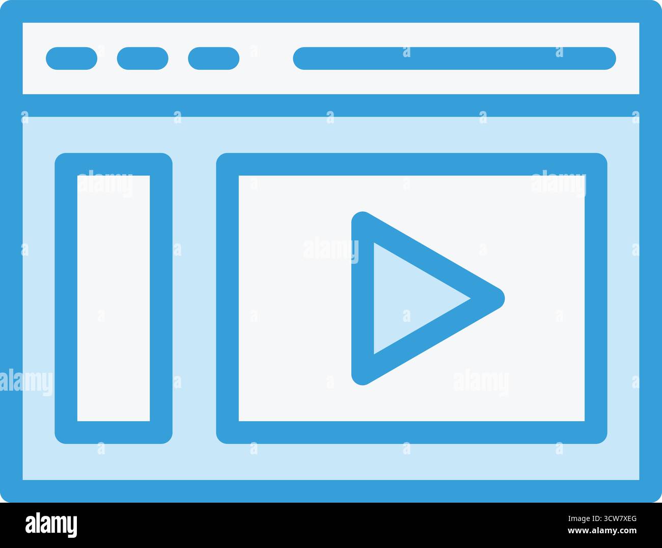 Web browser Vector Icon Design Illustration Stock Vector