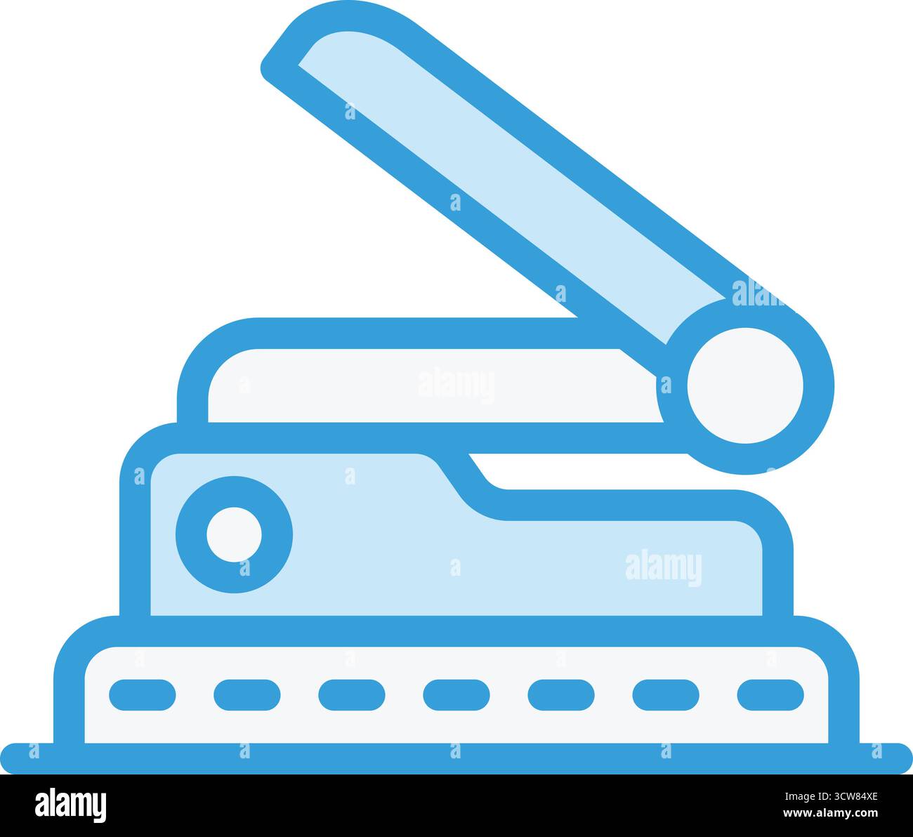 Hole Puncher Vector Icon Design Illustration Stock Vector