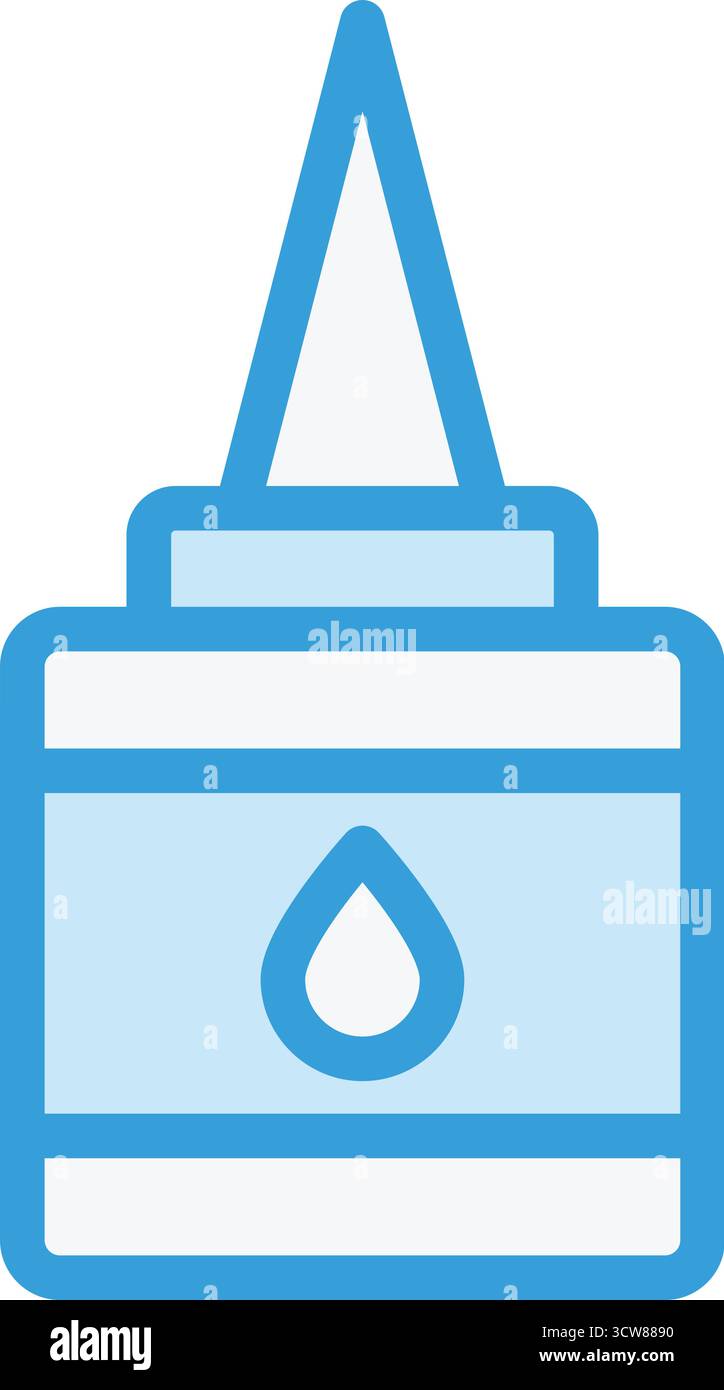 Liquid Glue Vector Icon Design Illustration Stock Vector