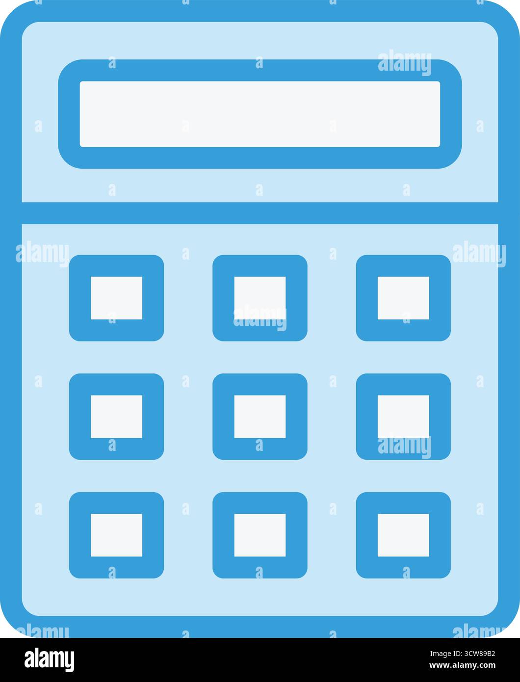 Calculator Vector Icon Design Illustration Stock Vector
