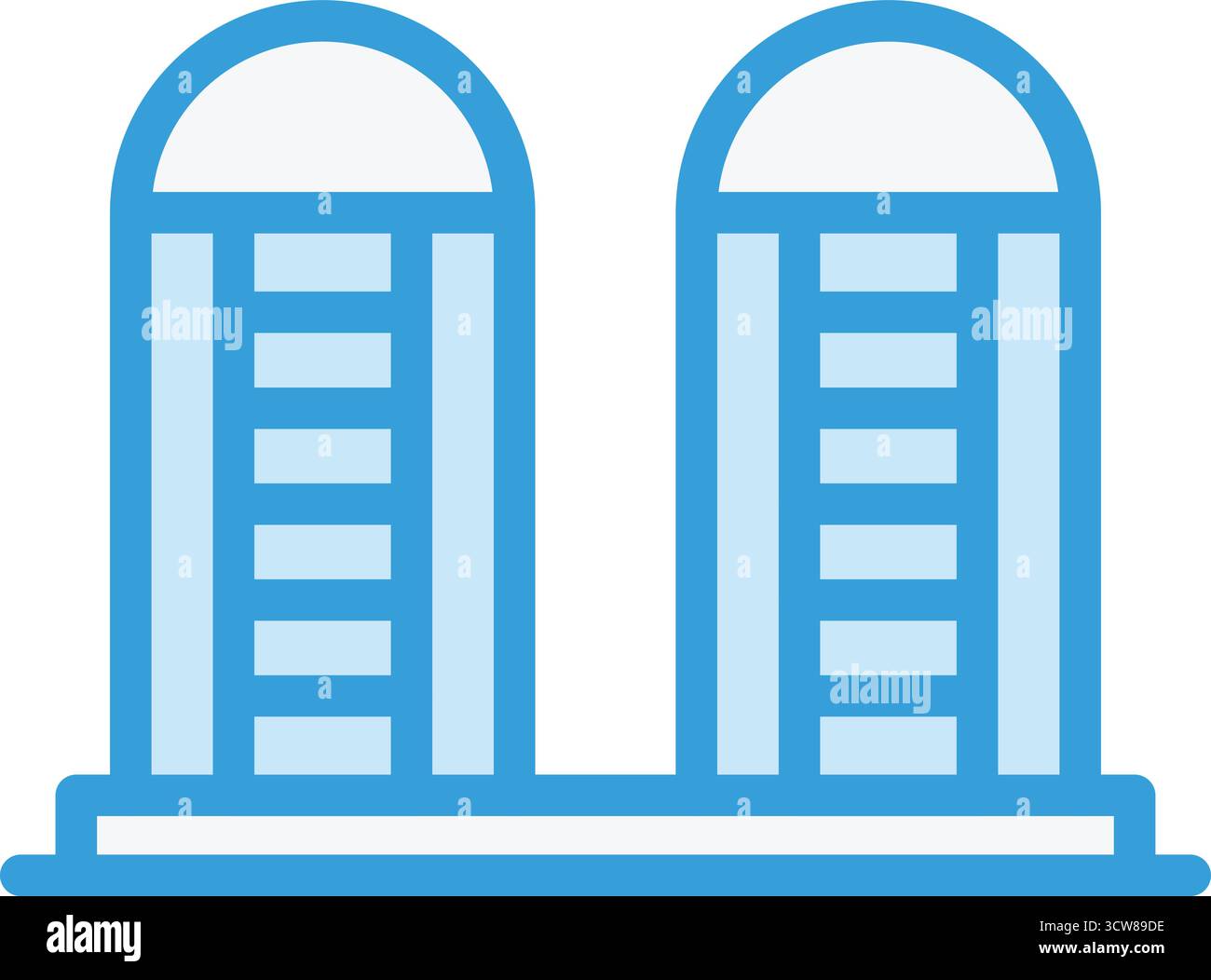 Silo Vector Icon Design Illustration Stock Vector