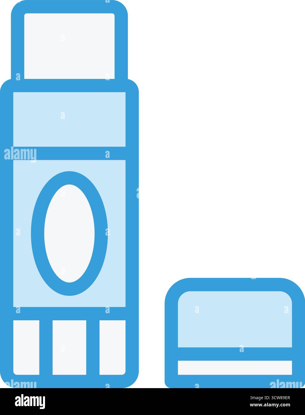 Glue Stick Vector Icon Design Illustration Stock Vector