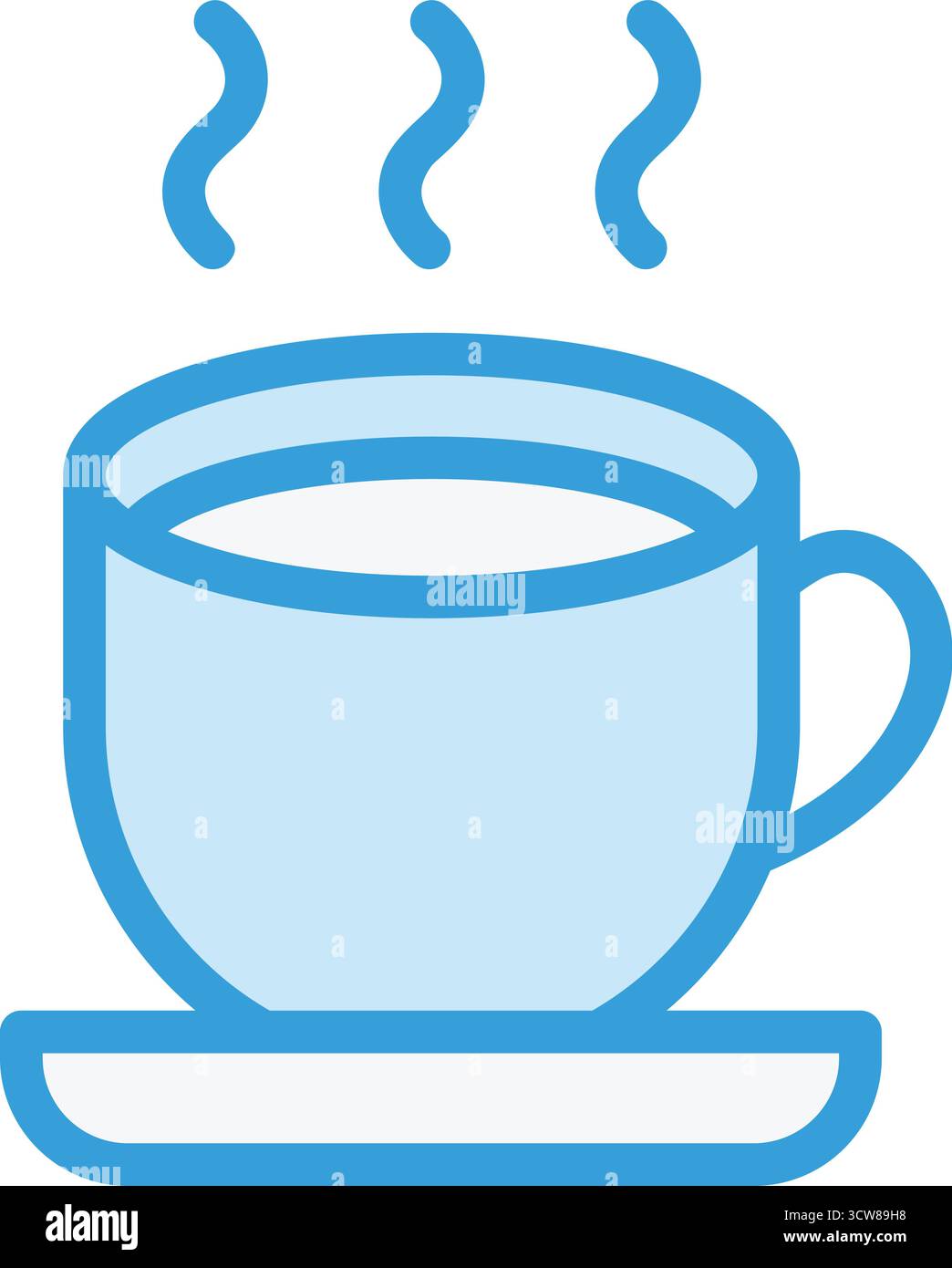 Tea Cup Vector Icon Design Illustration Stock Vector