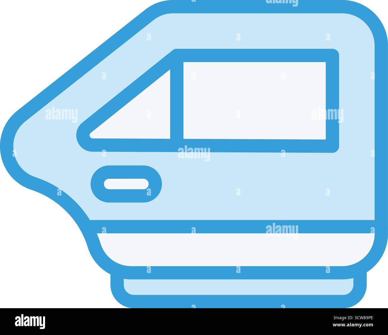 Car door Vector Icon Design Illustration Stock Vector