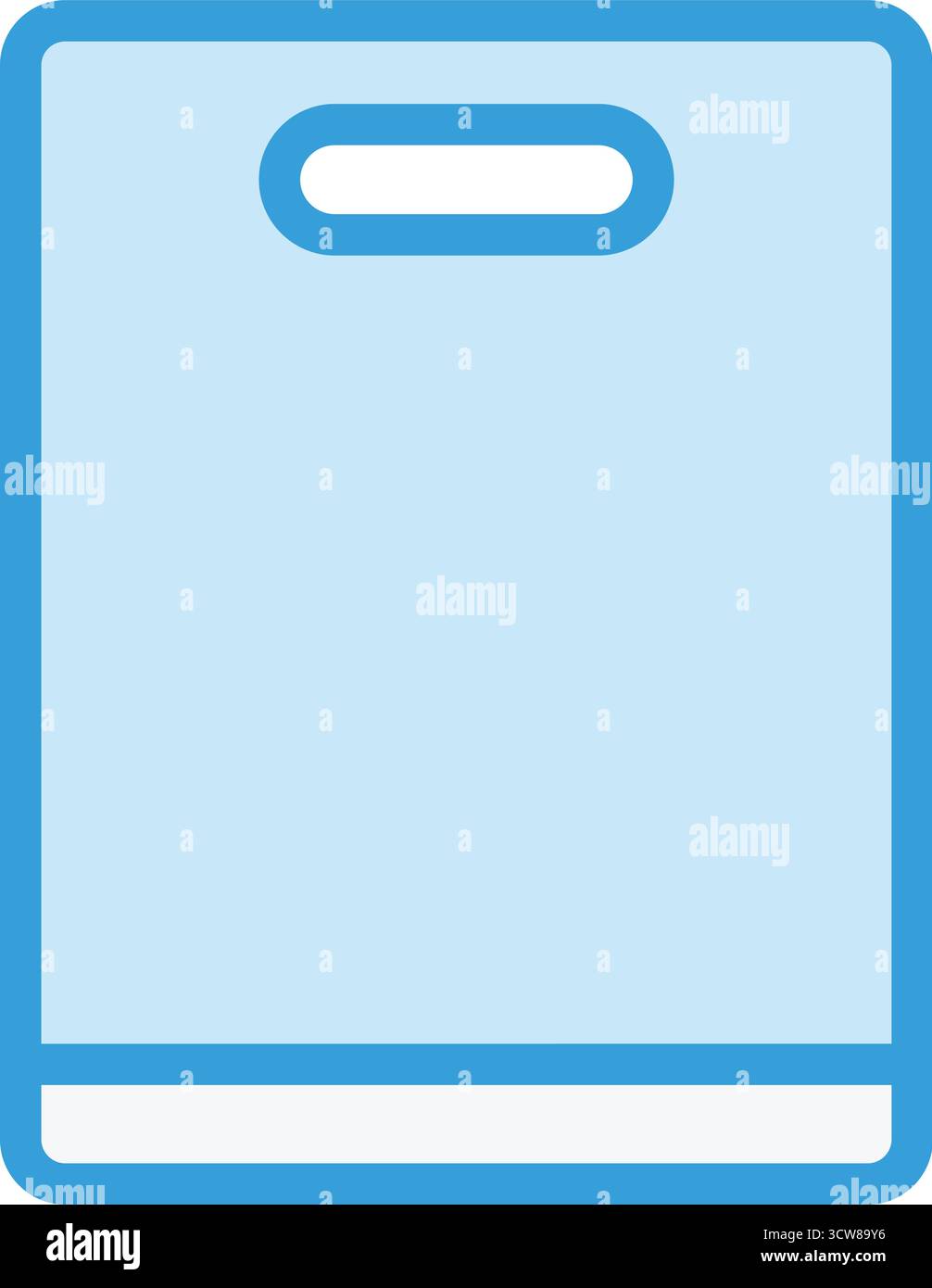 Cutting Board Vector Icon Design Illustration Stock Vector