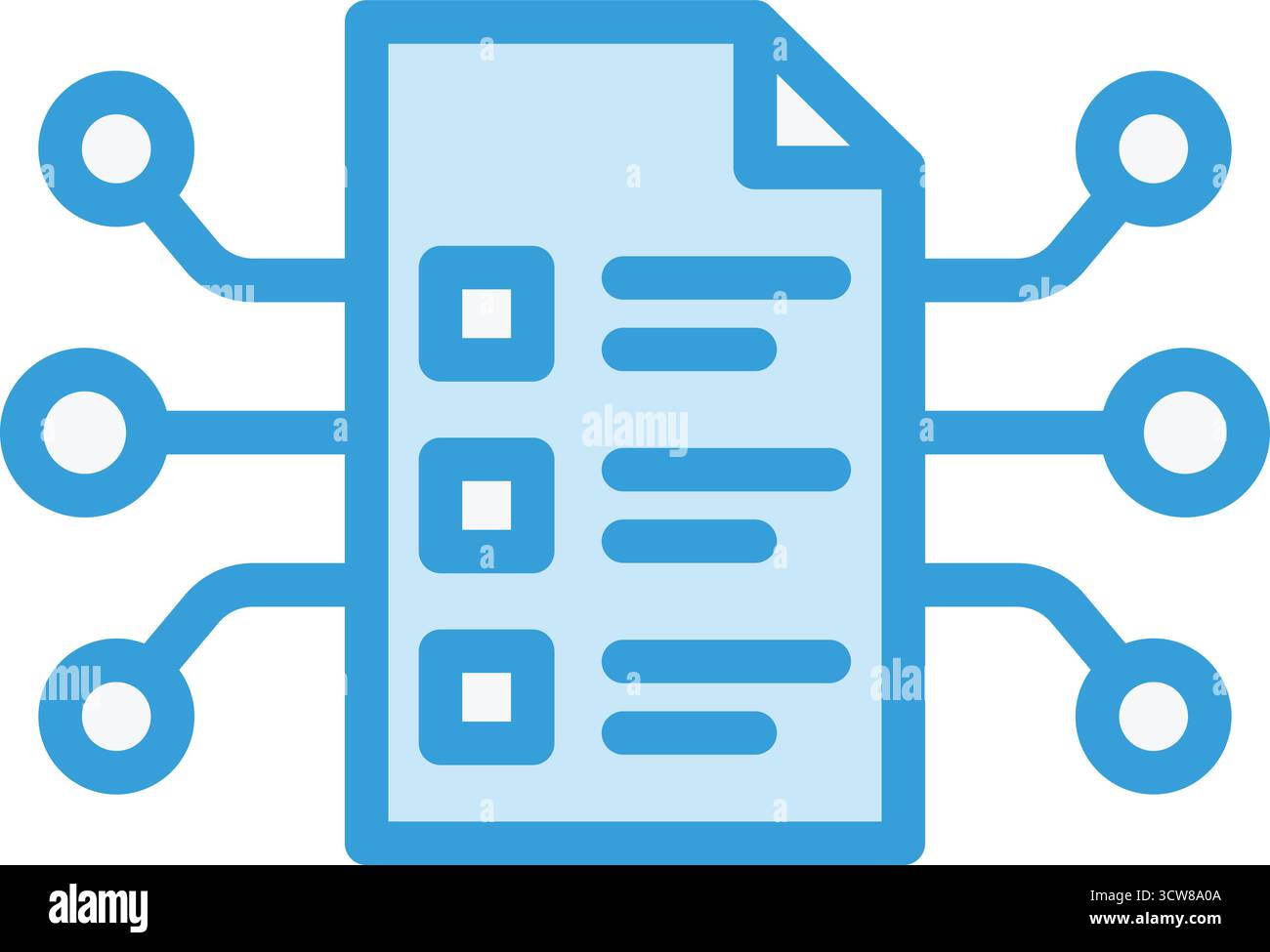 Smart Contract Vector Icon Design Illustration Stock Vector