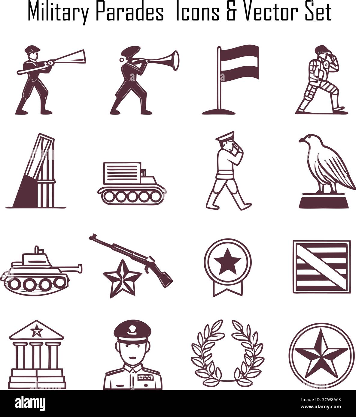 Veterans pride parade Stock Vector Images - Alamy