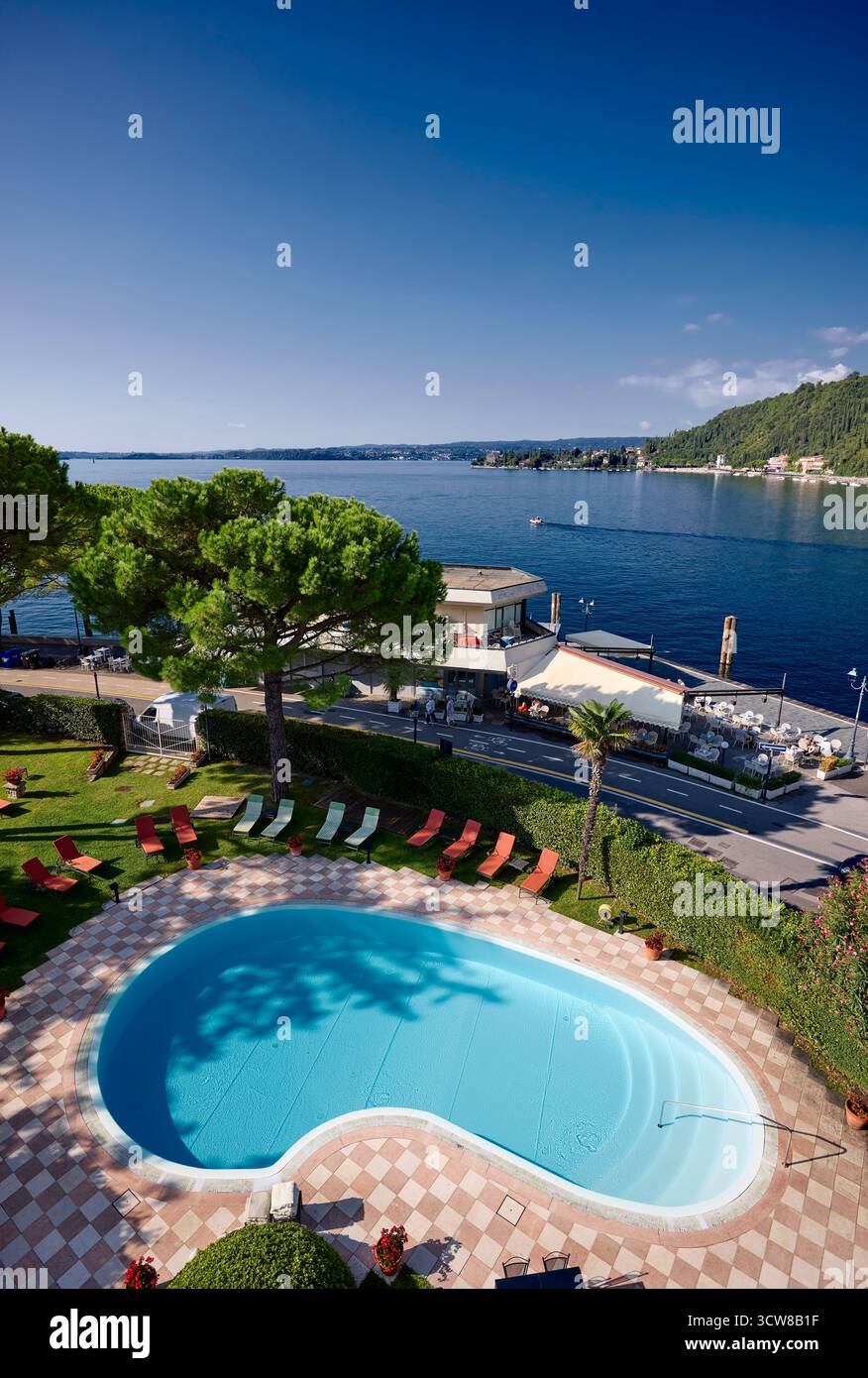 Toscolano Bay Italy Stock Photo