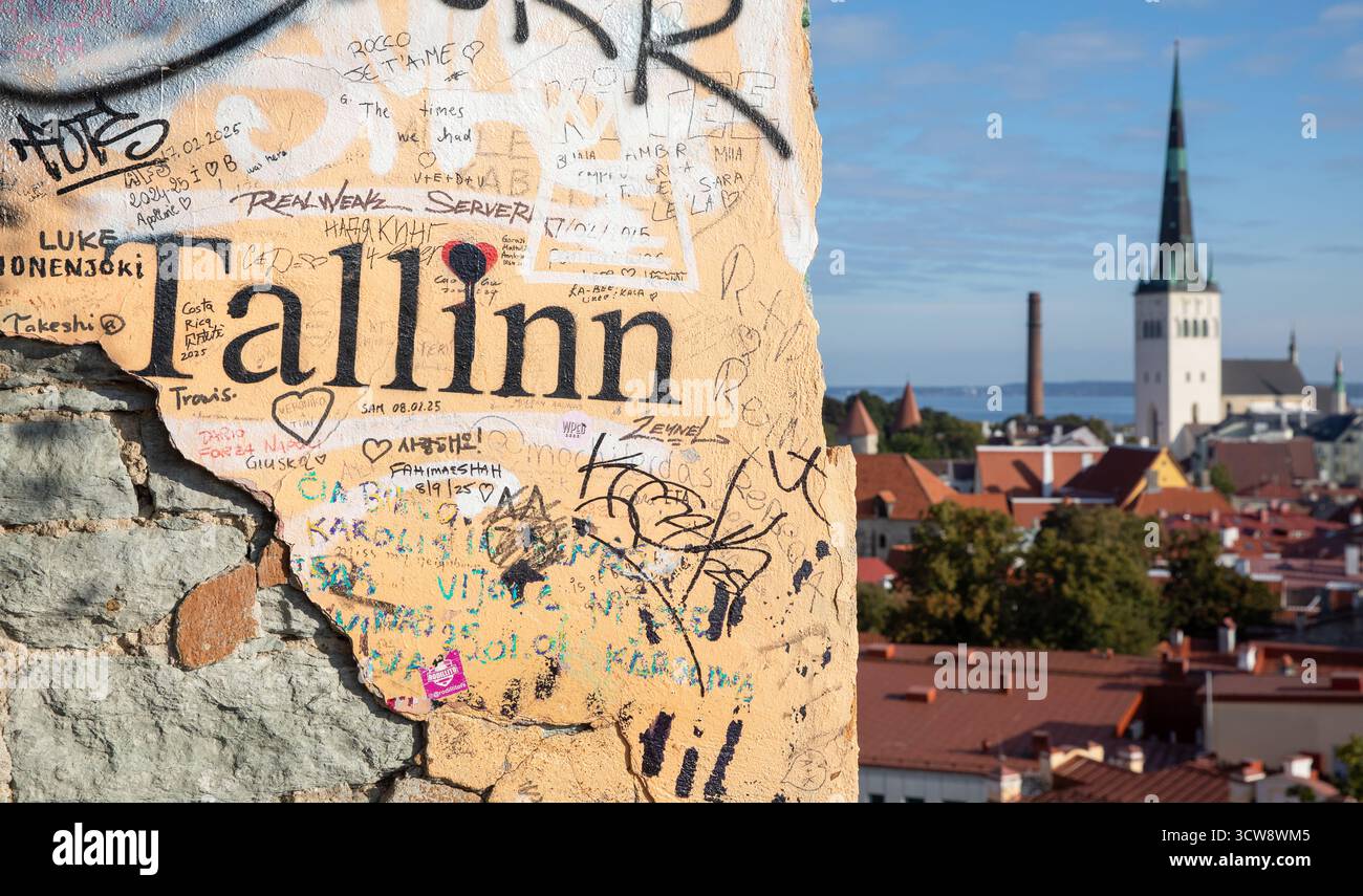 The capital city of Estonia, Tallinn Stock Photo