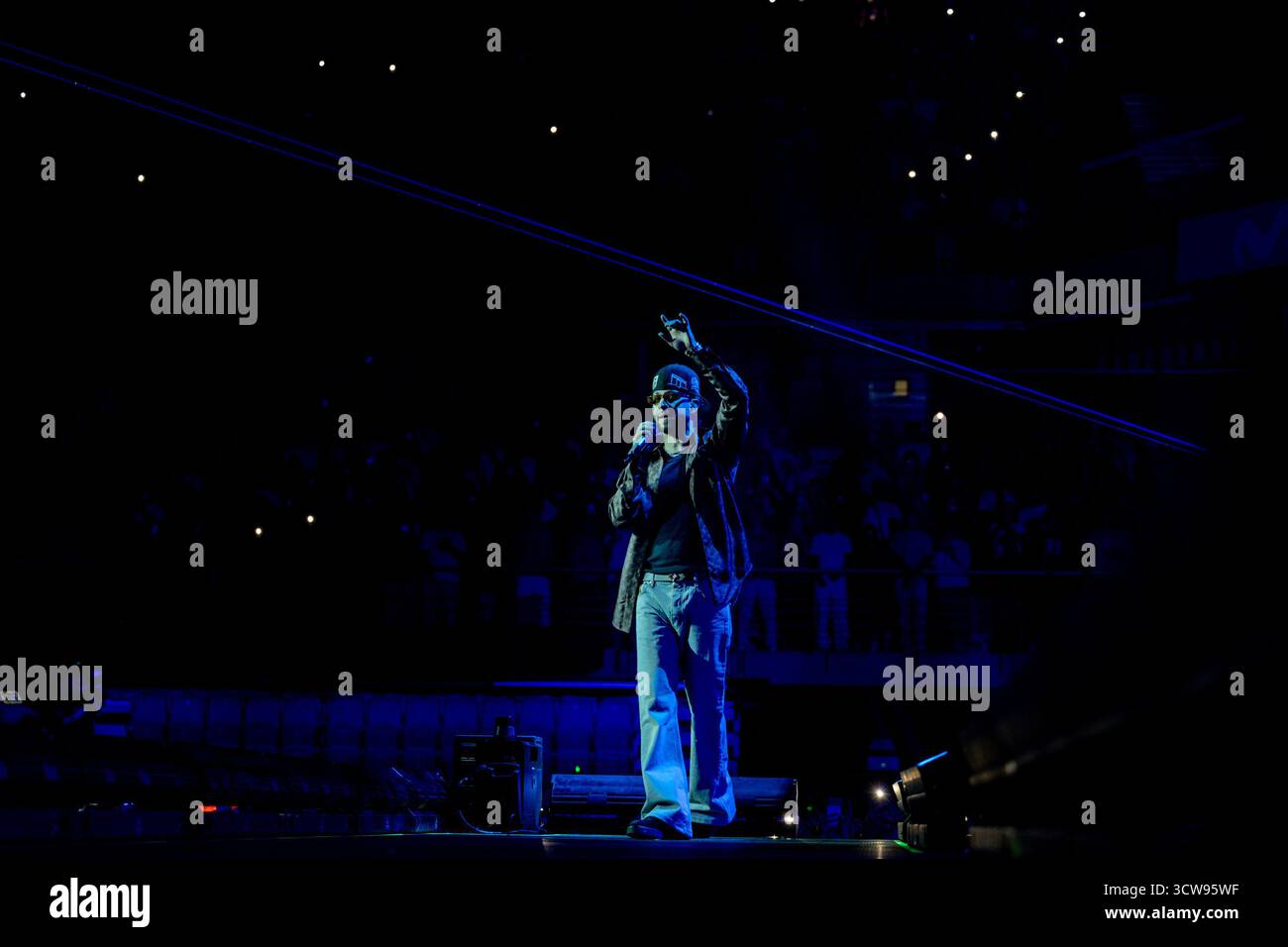 Li Mora Singer The singer Mora, performs at the Movistar Arena, on October 10, 2025 ...