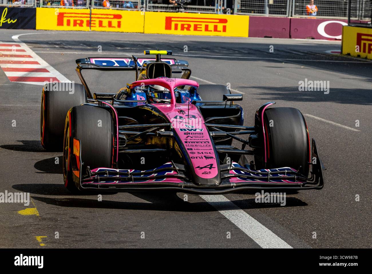 Baku, Azerbaijan - September 19: #43 Franco Colapinto (ARG) BWT Alpine ...