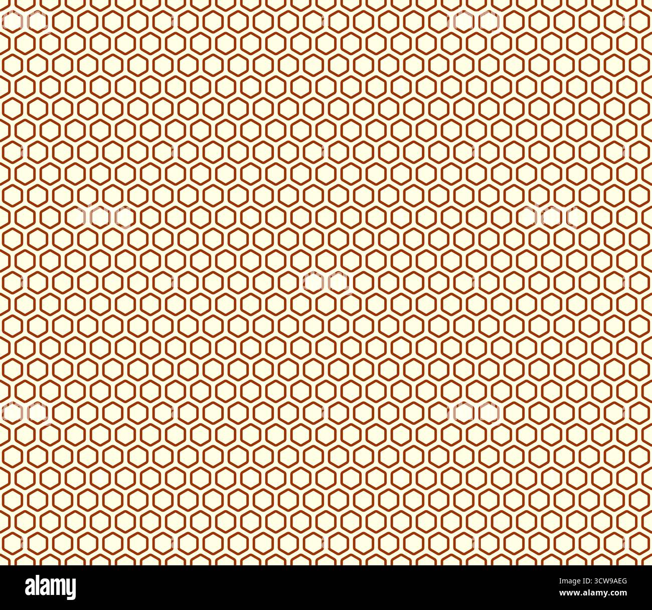 Hexagon background design. Burnt orange color on matching background ...