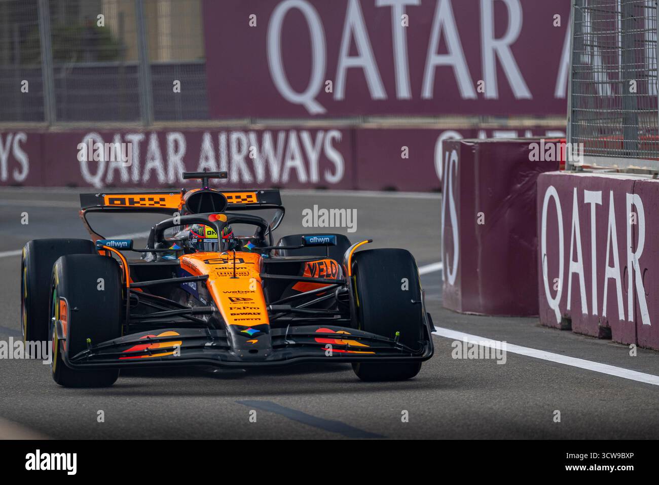 Baku, Azerbaijan - September 21: #81 Oscar Piastri (AUS) McLaren F1 ...