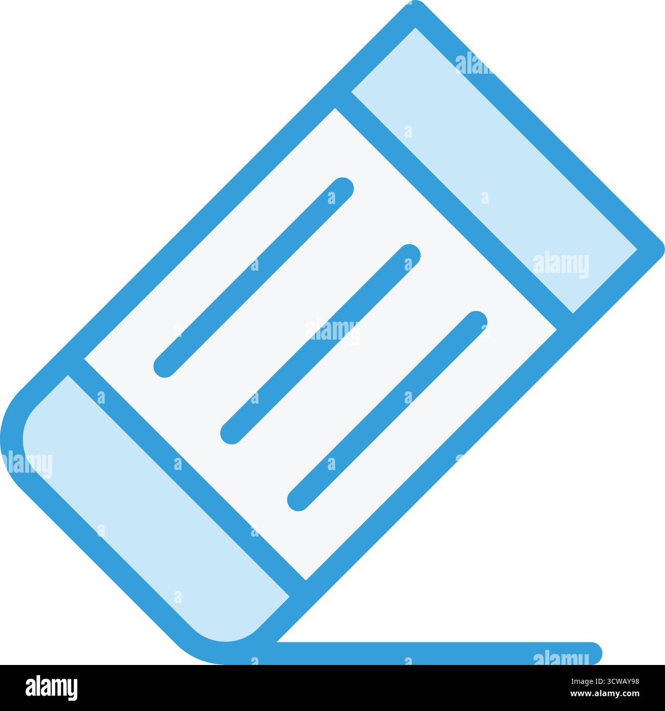 Eraser Vector Icon Design Illustration Stock Vector