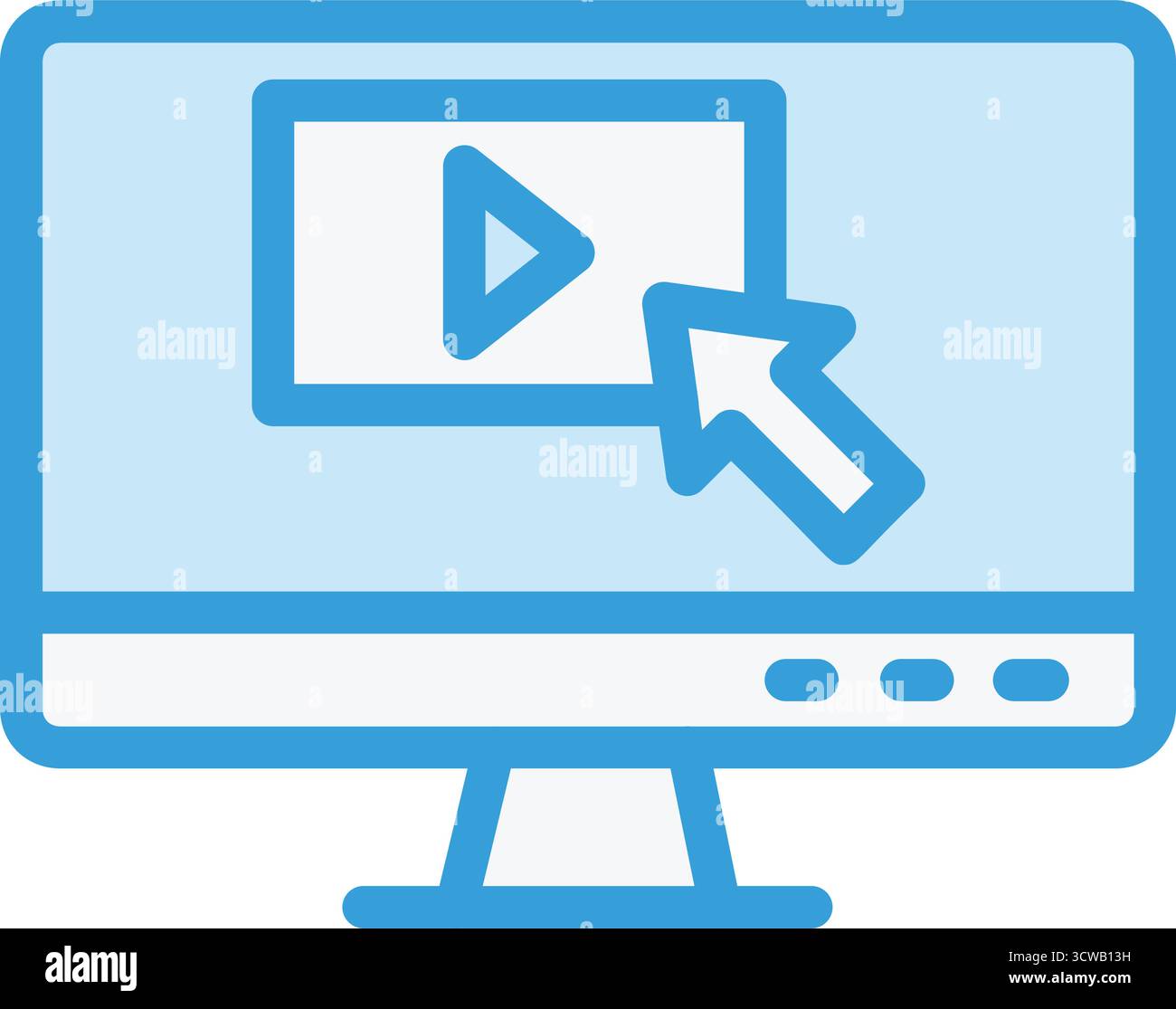 Clickstream Vector Icon Design Illustration Stock Vector