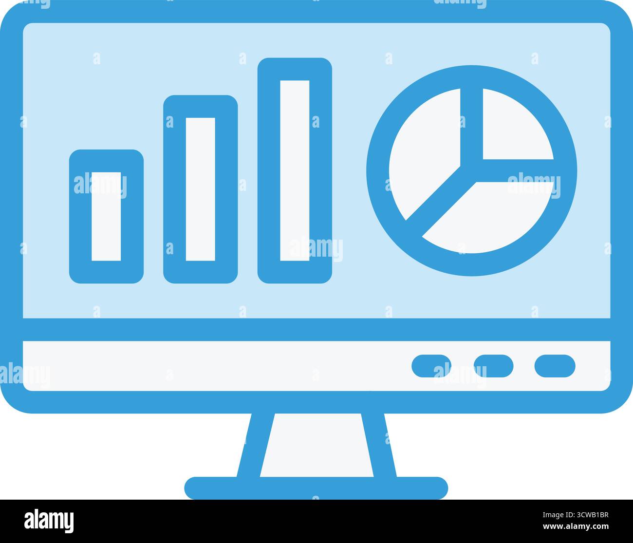 Web analytics Vector Icon Design Illustration Stock Vector