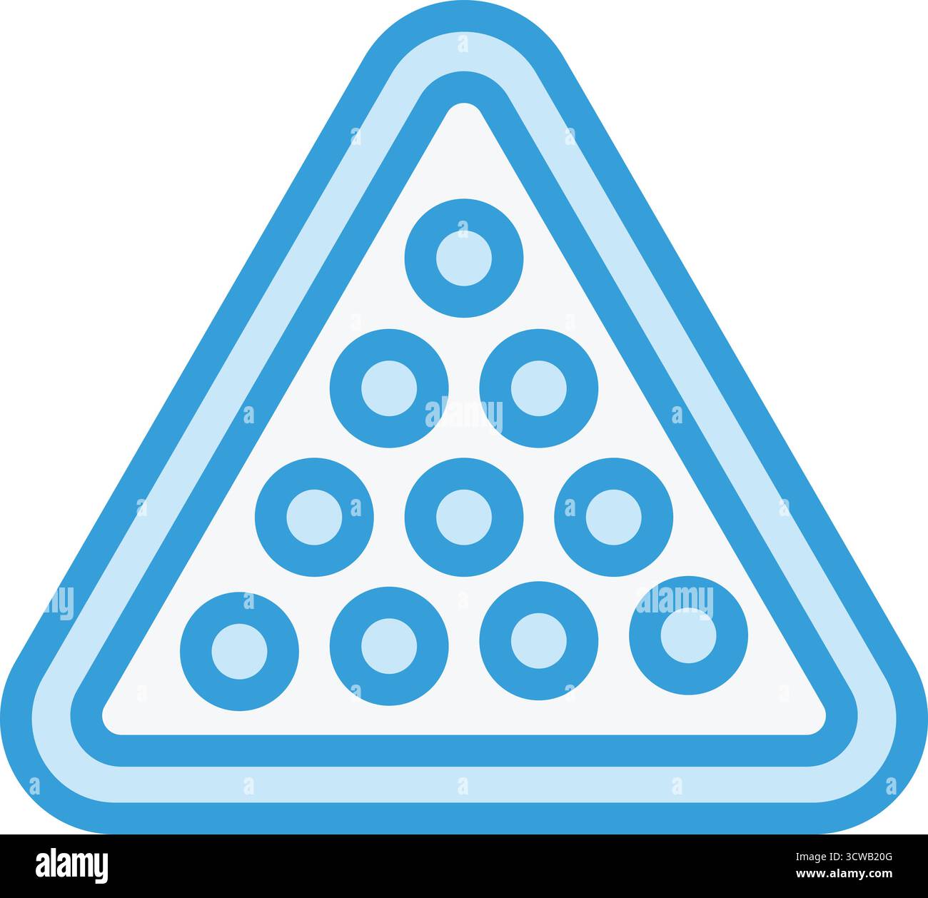 Billiard Vector Icon Design Illustration Stock Vector