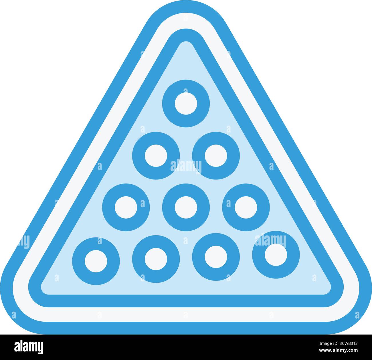 Billiard Vector Icon Design Illustration Stock Vector