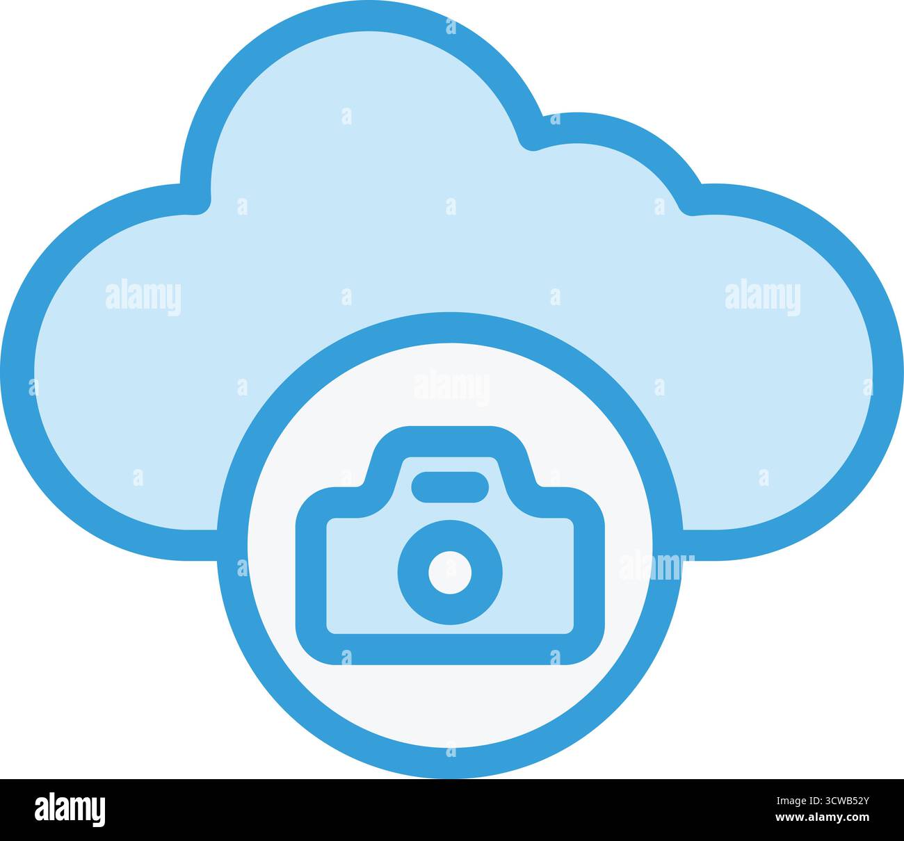 Cloud icon, outline and solid vector illustration Stock Vector Image ...