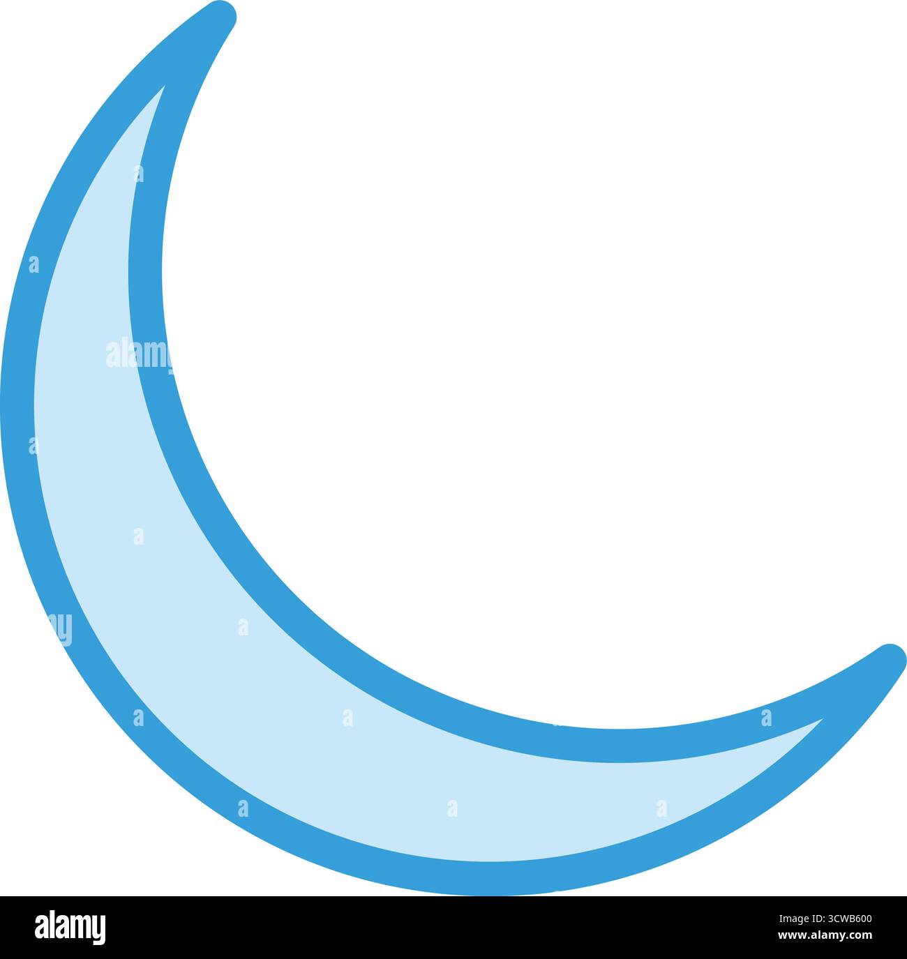 Moon vector vectors hi-res stock photography and images - Alamy