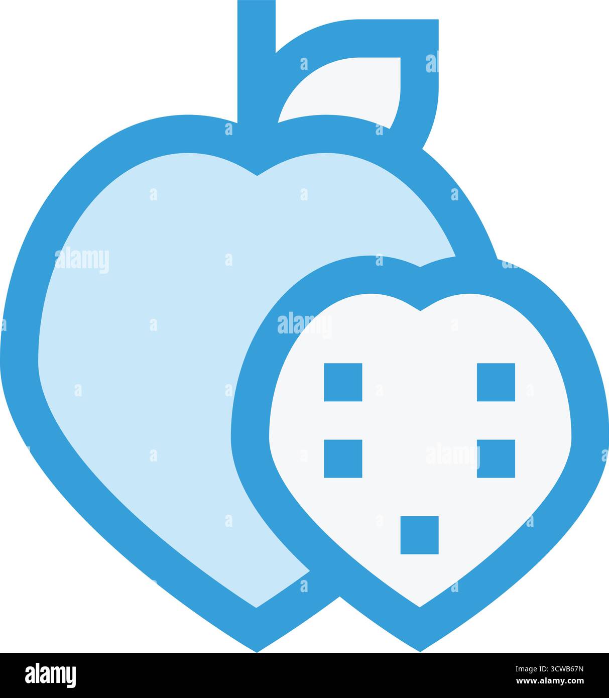 Custard apple Vector Icon Design Illustration Stock Vector