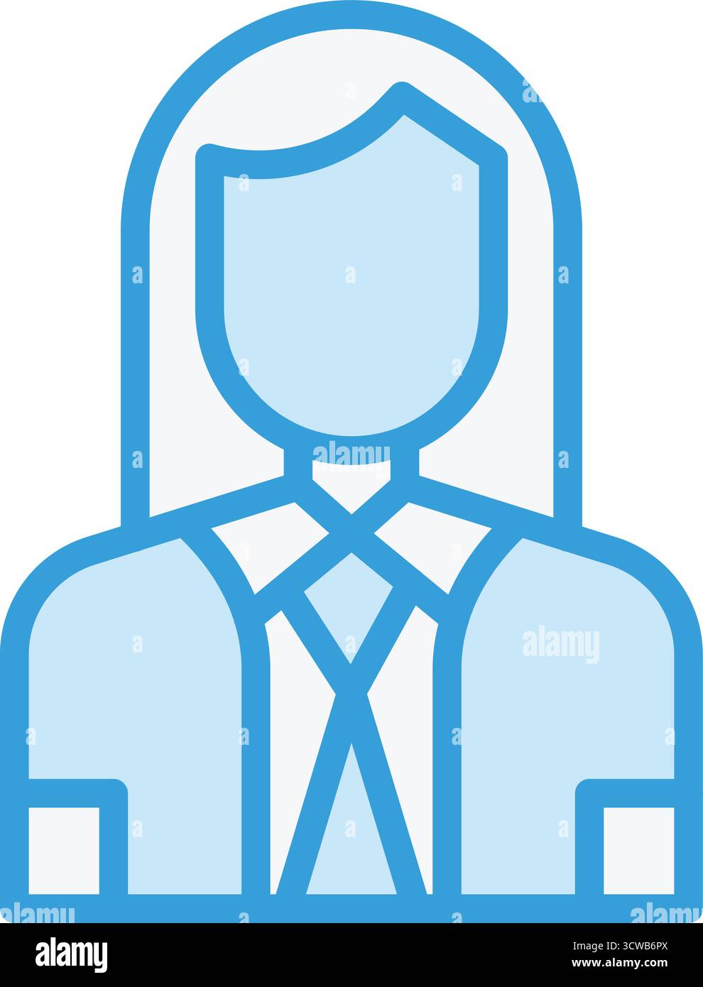 Company Secertary Vector Icon Design Illustration Stock Vector