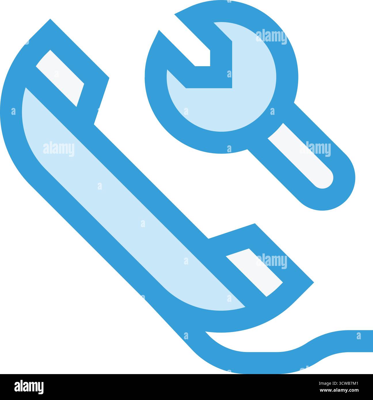 Maintenance Cal Vector Icon Design Illustration Stock Vector