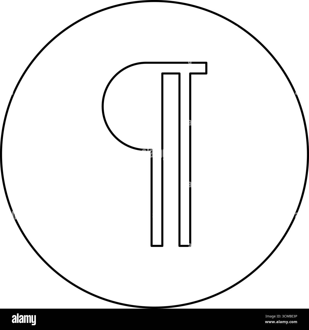 Paragraph sign Editable pilcrow text symbol typing element icon in ...